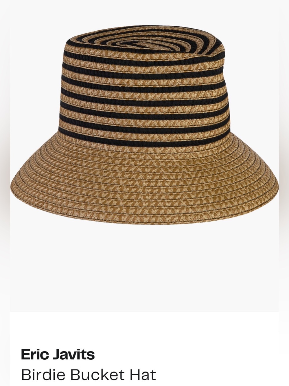 NWT Eric Javits Birdie Bucket Hat